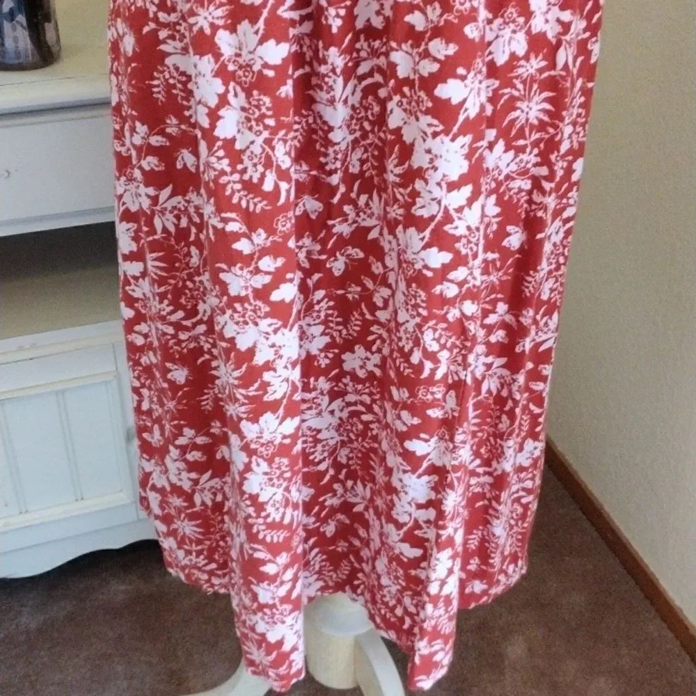 Chadwicks of Boston Linen Floral Dress - Picture 3 of 11